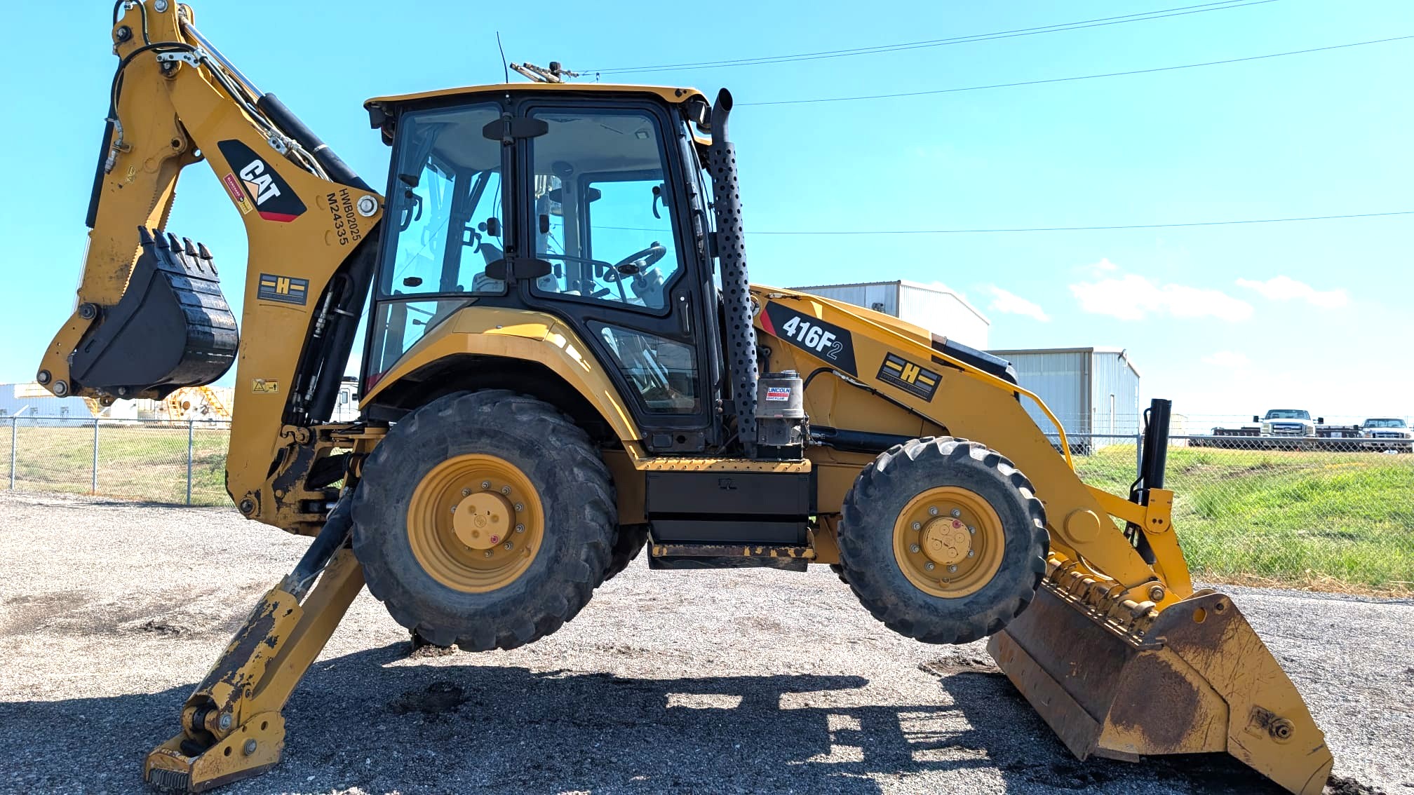 2019 CATERPILLAR 416F2 4WD CAB BACKHOE  - 1002 ORIGINAL HOURS