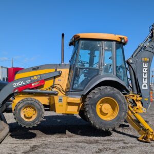 2020 DEERE 310L EP 4WD CAB BACKHOE, E-STICK WITH AUXILIARY HYDRAULICS - 384404