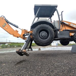 PENDING SALE - 2020 CASE 580N EP 4WD BACKHOE WITH FRONT & REAR AUX HYDS - 760189