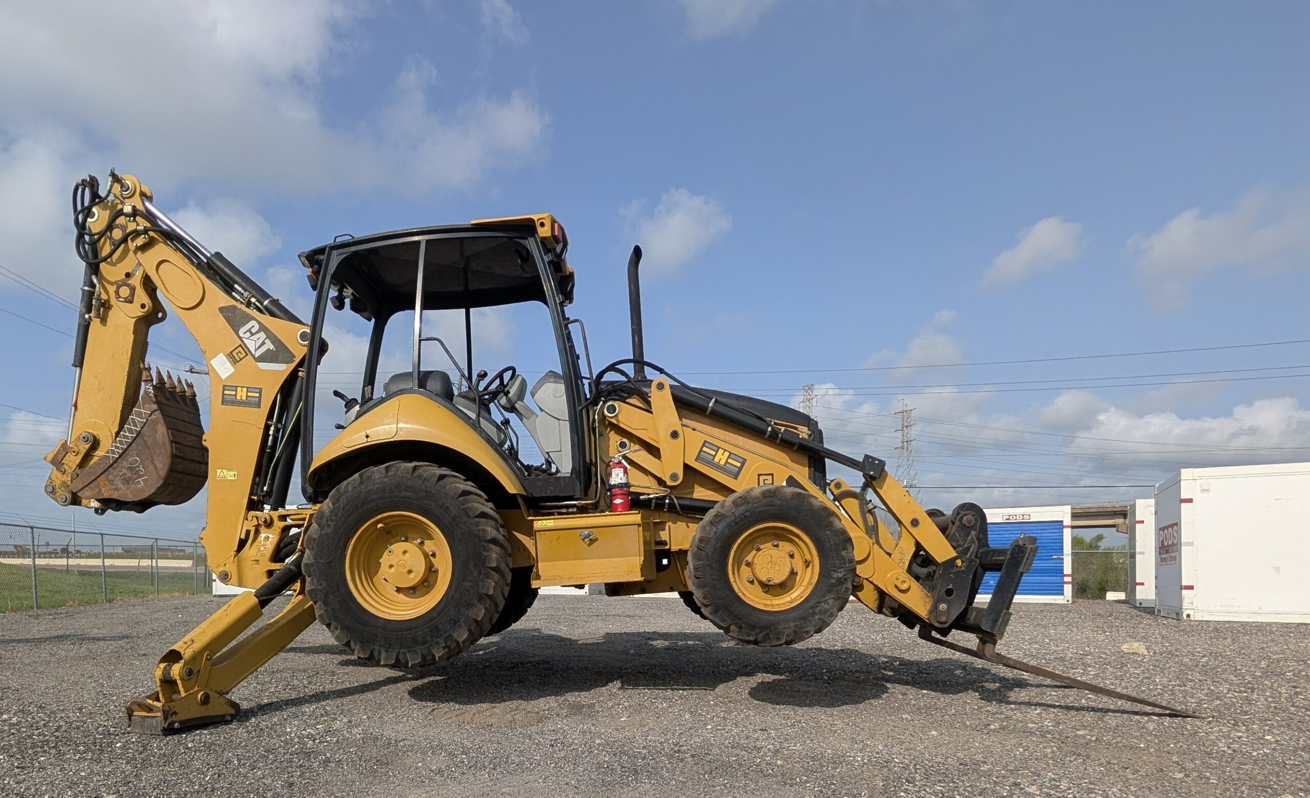 2007 CATERPILLAR 420E IT EXTEND-A-HOE 4WD BACKHOE - FRONT & REAR AUX HYD